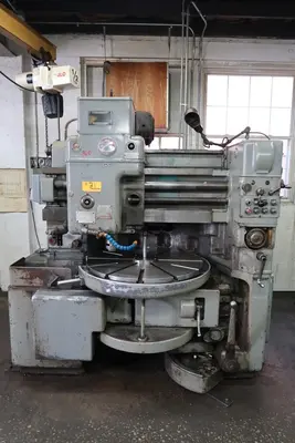 Fellows #36-6, gear shaper, 40" dia., 6" stroke, 4" spindle diameter, T-slotted tables, tooling - Image 4