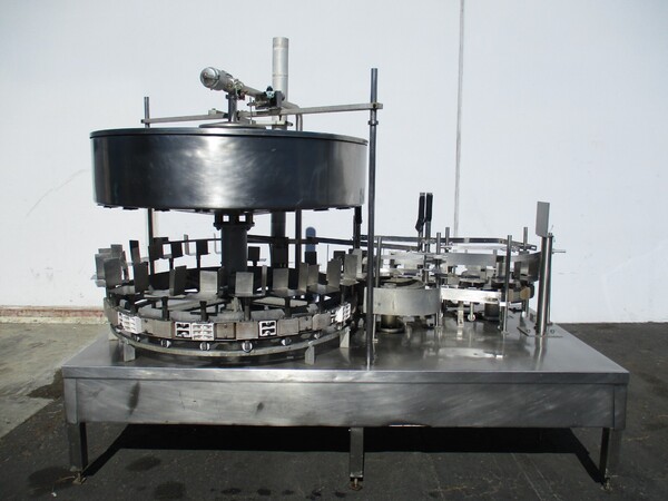 Gravity feed, 1 gallon bottle filling machine w/ 24 heads - Image 1