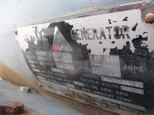 A.C. Delco, Diesel Generator, 75 KVA 3 PHASE, 240/480 Volts - Image 7