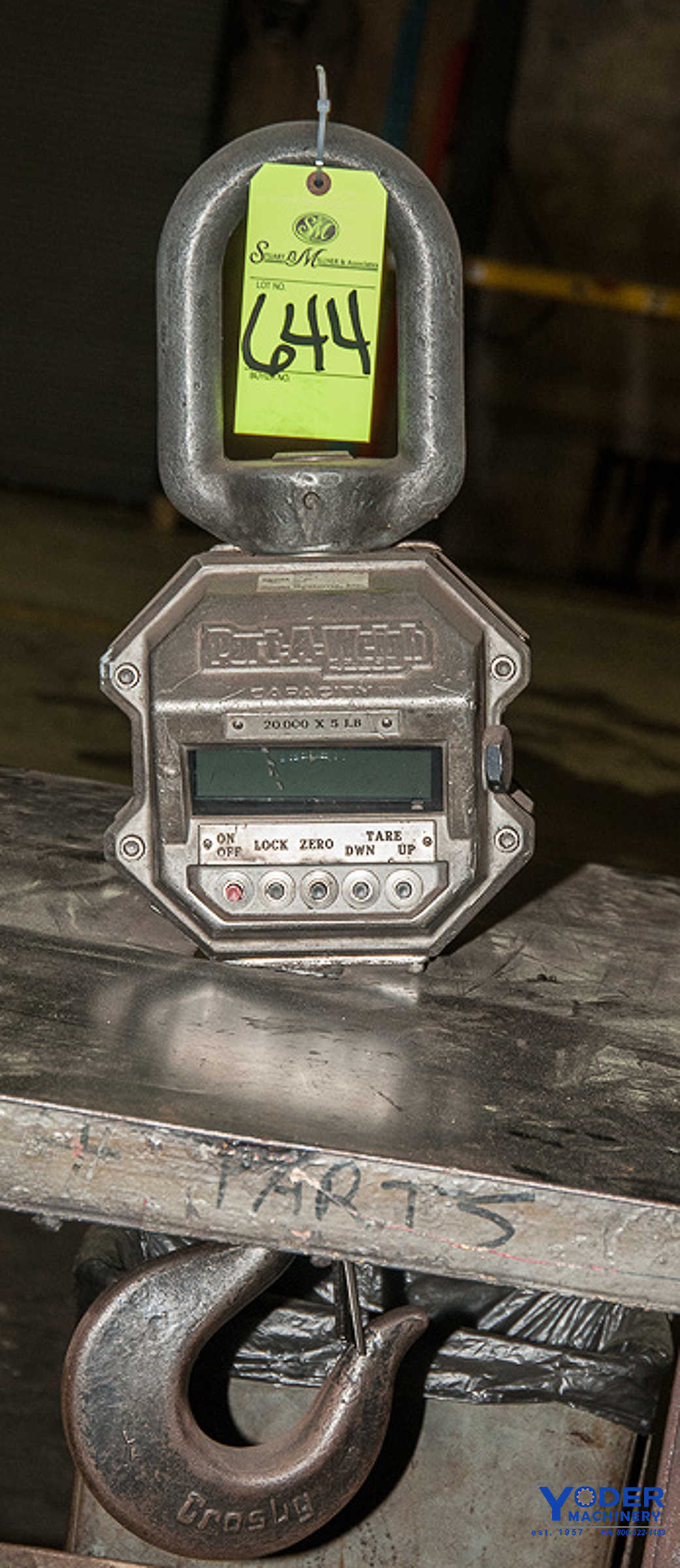 20000 lb. Port-A-Weigh #MSI-4260, crane scale, #64268 - Image 5