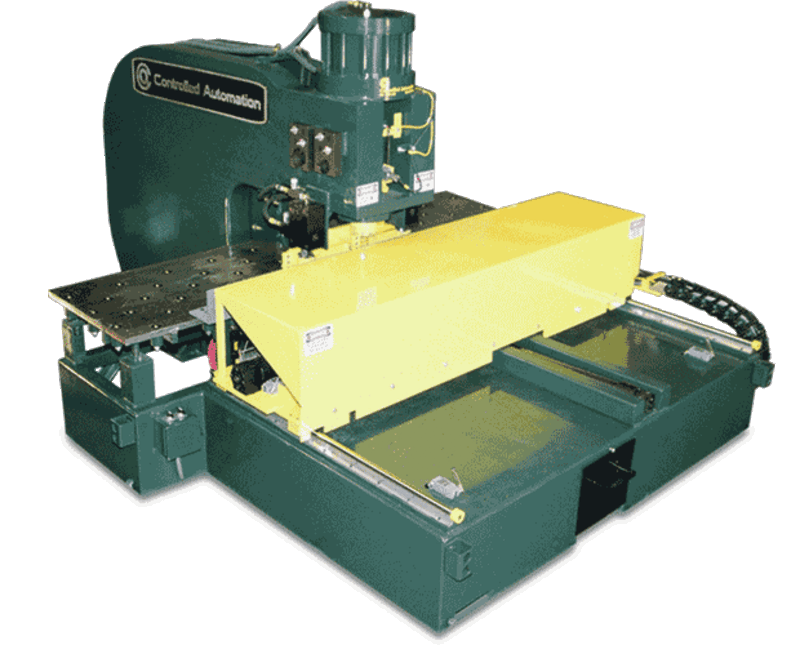 175 Ton, Controlled Automation, plate punch, 30" x60" x1.5" clamp shuttle for larger plate/angle pieces - Image 1