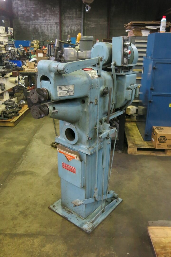 16 gauge Niagara #180, Rotary Crimping & Beading Machine, 6"-18" circle cutting diameter - Image 5