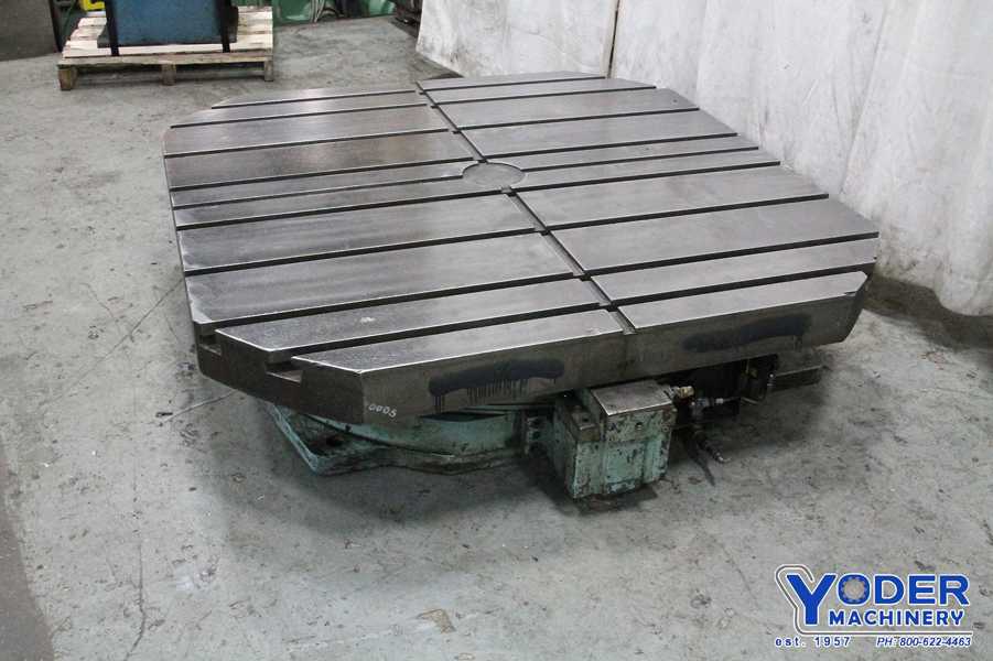 60" x 60" Cincinnati Gilbert, air lift rotary table, #66180 - Image 2