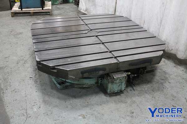 60" x 60" Cincinnati Gilbert, air lift rotary table, #66180 - Image 7