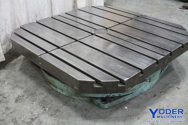 60" x 60" Cincinnati Gilbert, air lift rotary table, #66180 - Image 8