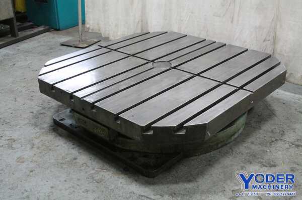 60" x 60" Cincinnati Gilbert, air lift rotary table, #66180 - Image 9