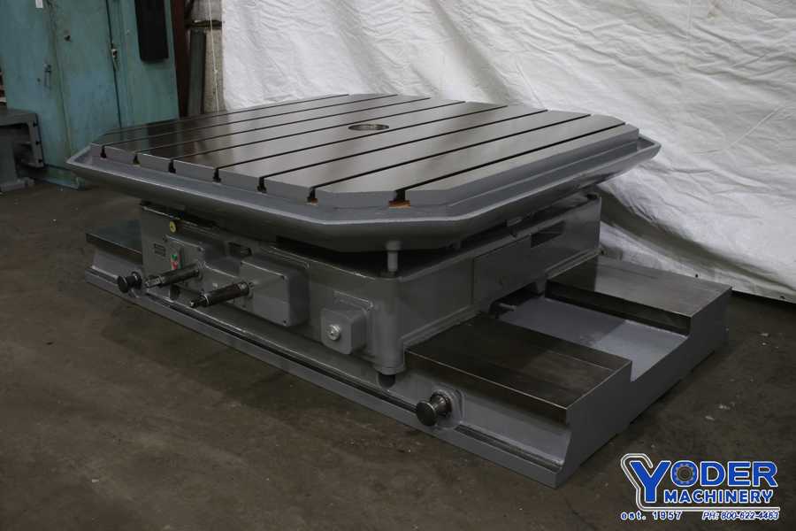 78" x 78" Skoda, power rotary table, #74916 - Image 4
