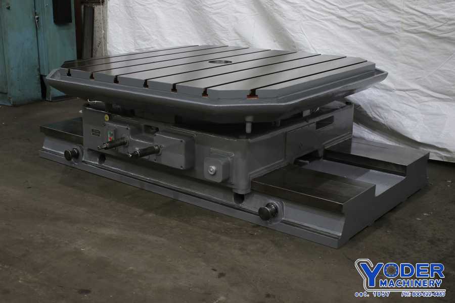 78" x 78" Skoda, power rotary table, #74916 - Image 8