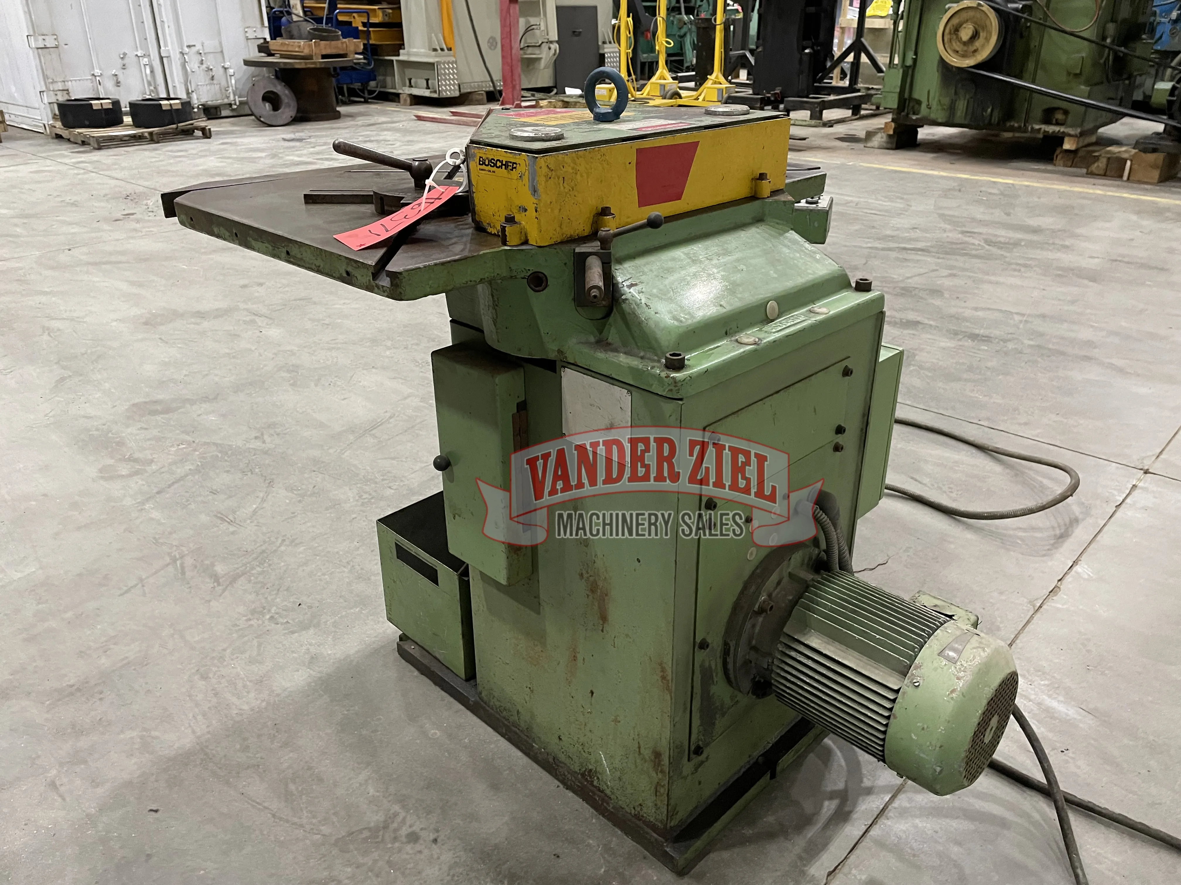1/4" x 9" x 9" Boschert #LB12, fixed angle corner notcher, 90° fixed angle, 40 SPM, #16371 - Image 5