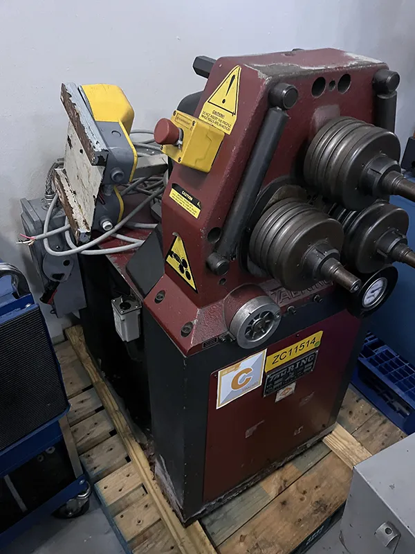 2" x 2" x 3/8" Tauring #ALFA40H1, bending roll, 3 rolls, 2014 - Image 1