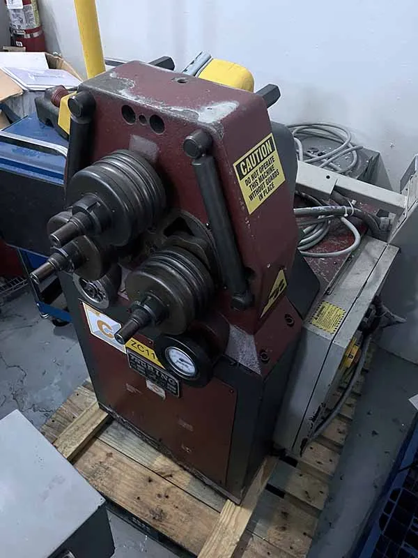 2" x 2" x 3/8" Tauring #ALFA40H1, bending roll, 3 rolls, 2014 - Image 5