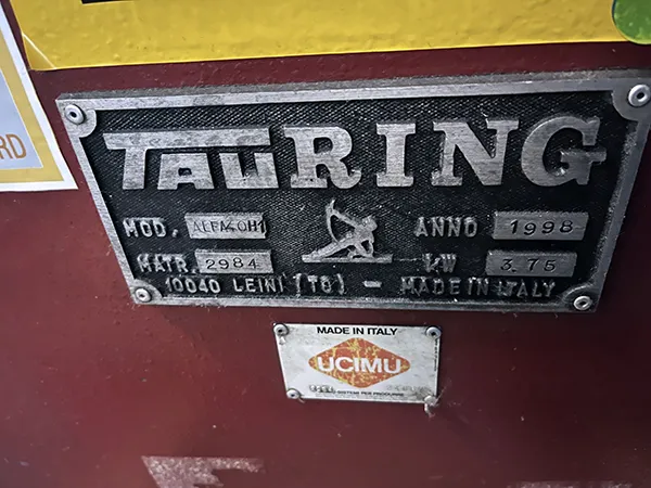 2" x 2" x 3/8" Tauring #ALFA40H1, bending roll, 3 rolls, 2014 - Image 10