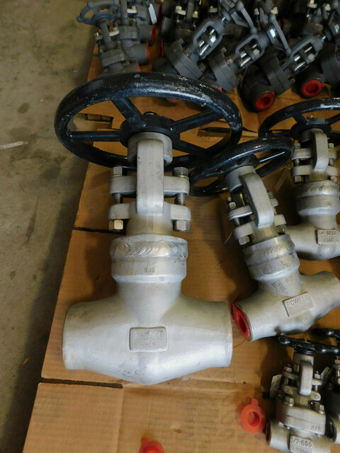 3/4", 1", 1-1/2", Powell, Forged Steel Valves, qty. 92, NEW - Image 5