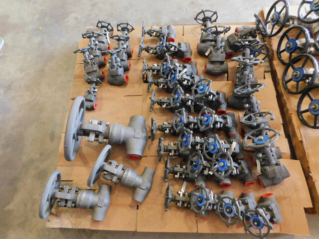 3/4", 1", 1-1/2", Powell, Forged Steel Valves, qty. 92, NEW - Image 6