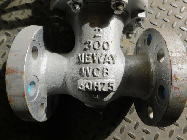 2" Neway #2G3RA8-000, Gate Valve, 740 psi @ 100 F, Class 300, NEW - Image 2