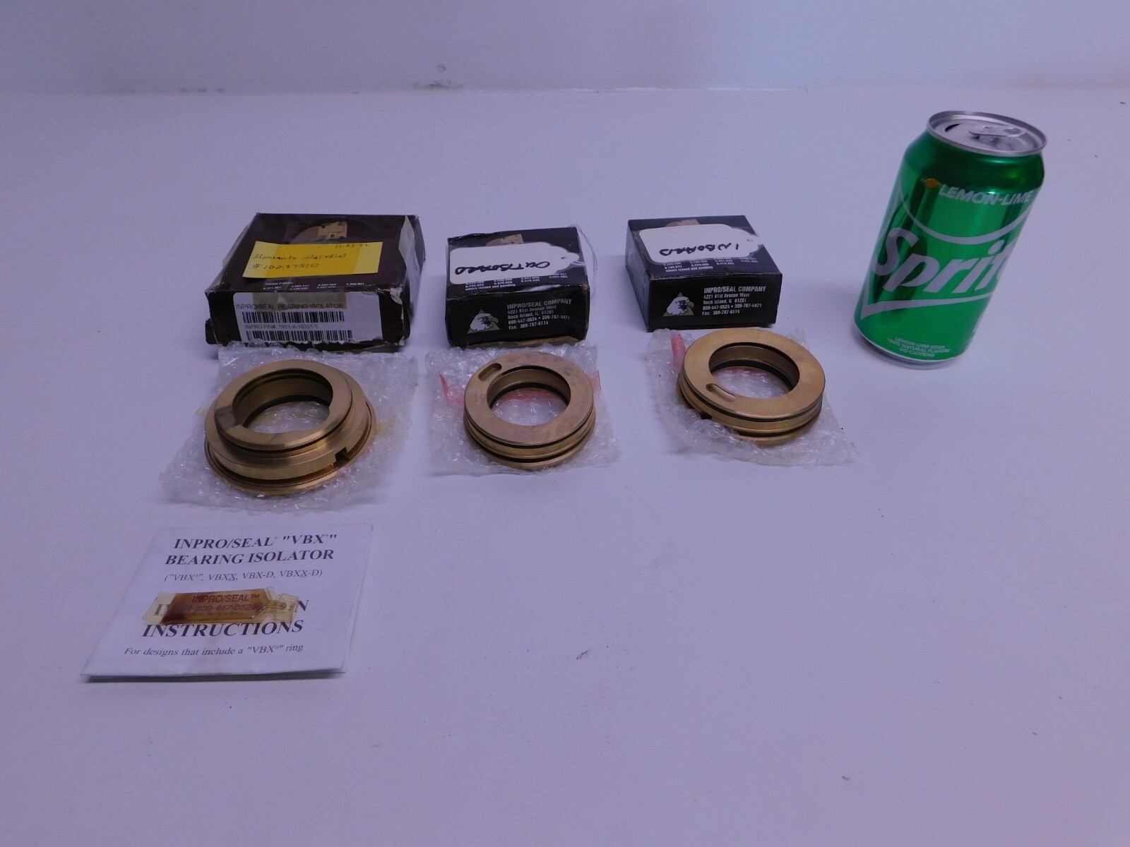 Inpro/Seal #1787-A-09585-0, Bearing Isolator, 1.575"/1.772"/1.771" Shaft, 2.441"/2.795"/2.441" Bore, qty. 3 - Image 1