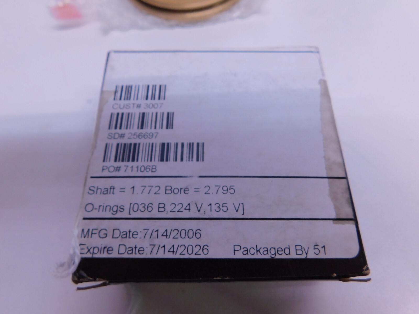 Inpro/Seal #1787-A-09585-0, Bearing Isolator, 1.575"/1.772"/1.771" Shaft, 2.441"/2.795"/2.441" Bore, qty. 3 - Image 7
