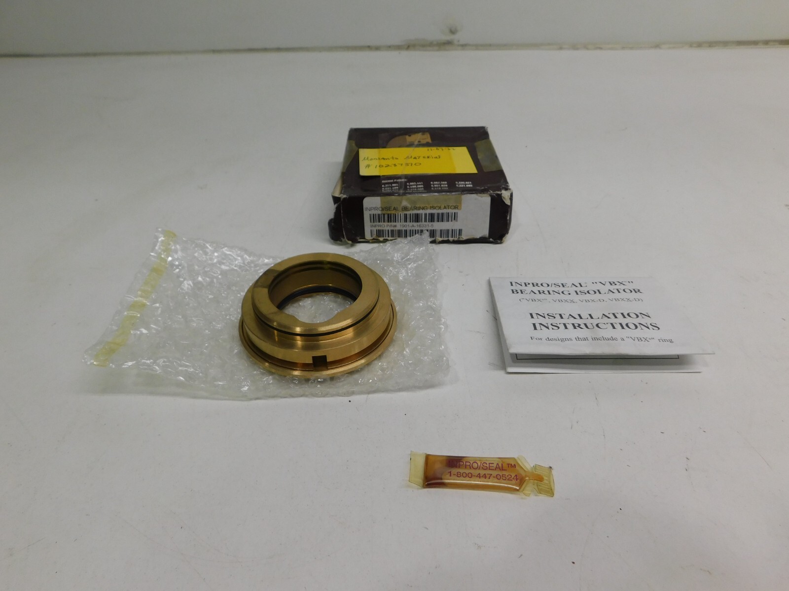 Inpro/Seal #1787-A-09585-0, Bearing Isolator, 1.575"/1.772"/1.771" Shaft, 2.441"/2.795"/2.441" Bore, qty. 3 - Image 8