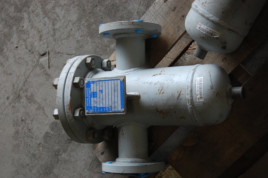 3" Royal Guard, Simplex Strainer, Type 55, 275 PSI @ 100 F, 1/2" Drain, 6" diameter x 22" L, 2006, NEW - Image 4