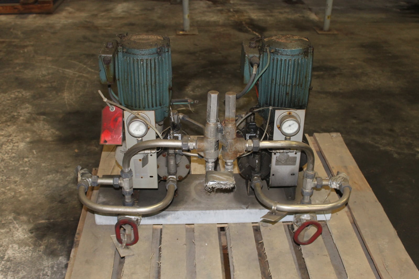 1" #1724F4SESEM1C5, Anti Foam Feed Pump, Size 1" x 1", 10.5/9.4 GPH @ 100/350 psi, 1 HP - 1725 RPM Motor, Used - Image 4