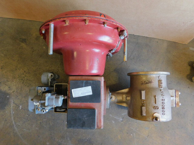 6" Masoneilan, Control Ball Valve, 150#, CF8M, 316 Stainless Steel, Rebuilt - Image 1