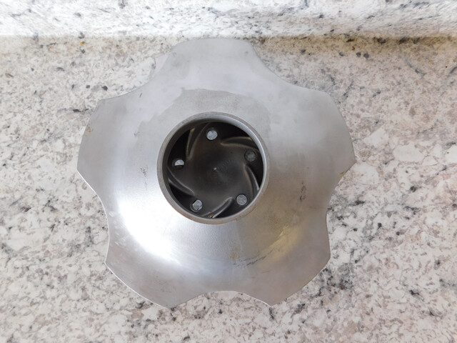Flowserve Durco #MK2GR2 D20, Pump Impeller, 10" diameter, Size 3 x 2-13, 5 Vane, Ferralium 255, NEW - Image 6