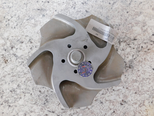 Flowserve Durco #MK2GR2 D20, Pump Impeller, 10" diameter, Size 3 x 2-13, 5 Vane, Ferralium 255, NEW - Image 7