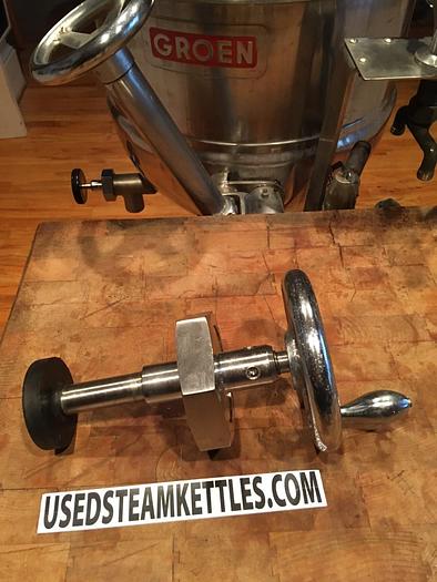 3" Groen steam kettle tangent draw off valve, complete assembly, new - Image 3