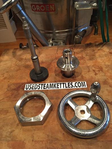 3" Groen steam kettle tangent draw off valve, complete assembly, new - Image 5