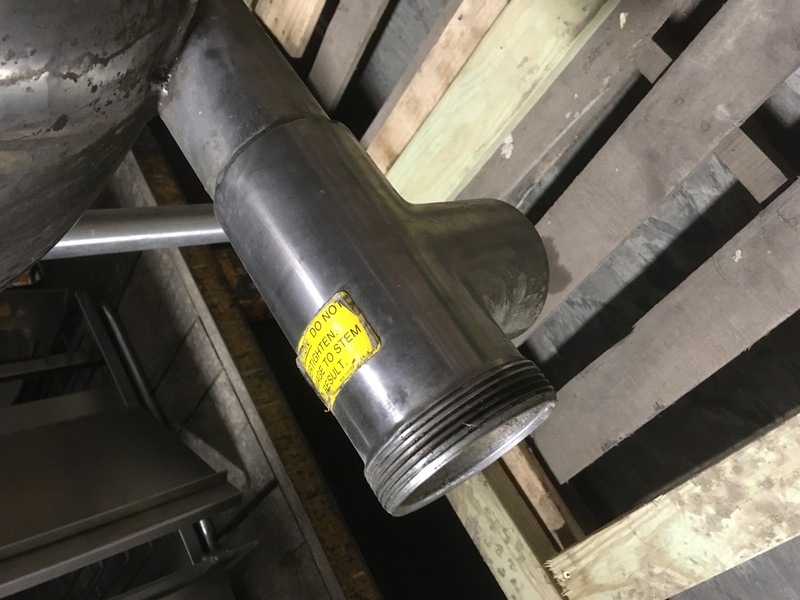 40 gallon Groen #DLT-40, tilting direct steam kettle w/3" Tangent draw valve, 50 psi @ 300°F - Image 4