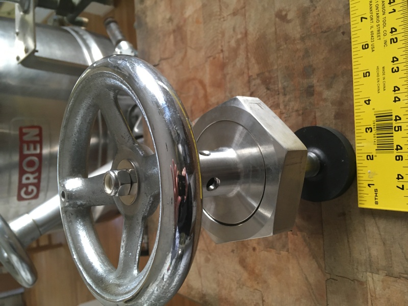 40 gallon Groen #DLT-40, tilting direct steam kettle w/3" Tangent draw valve, 50 psi @ 300°F - Image 7