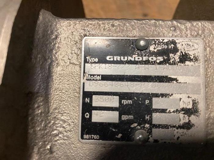 Grundfos #D96648648, pump, 3500 RPM, 42 GPM - Image 2