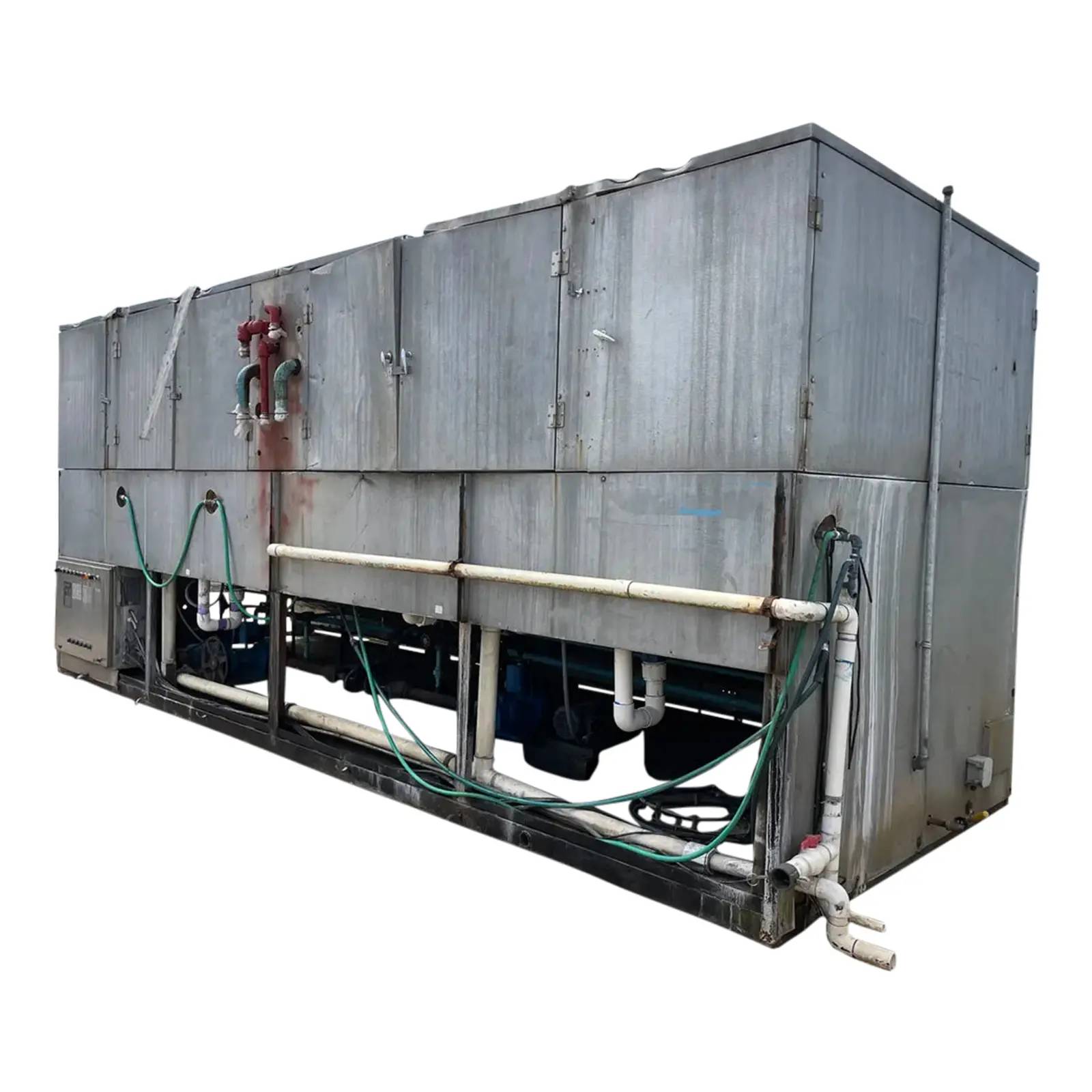 40 Ton, Turbo #CAR80LR, Plate Ice Maker, Stainless Steel, Ammonia (R-717), 30 GPM, 460 V, (4) 3/4 HP water - Image 1