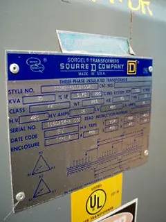 30 KVA 480 Primary, Sorgel #33349-49-112-002, Insulated Transformer - Image 7
