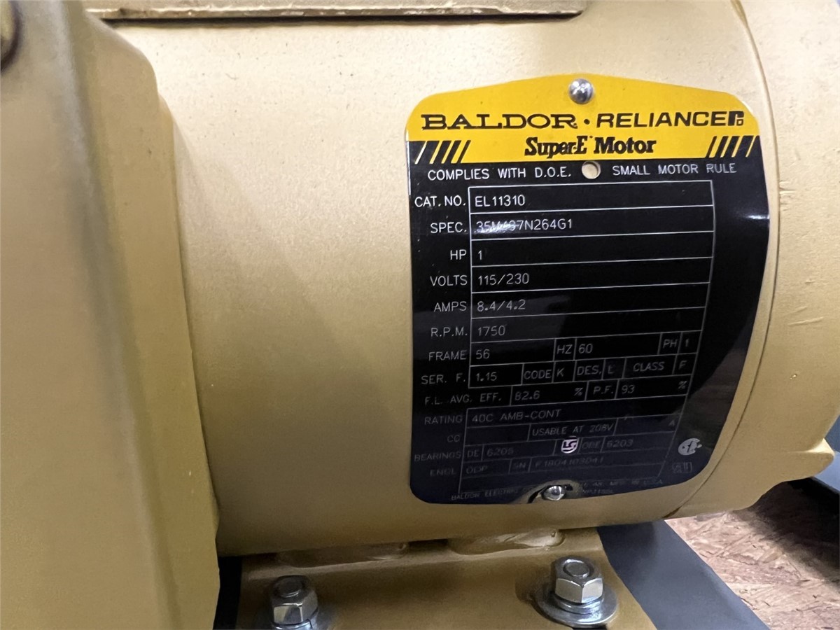 1400 cfm @ 1.7 S.P., Peerless #11F, blower, 1 HP, 1393 RPM - Image 4