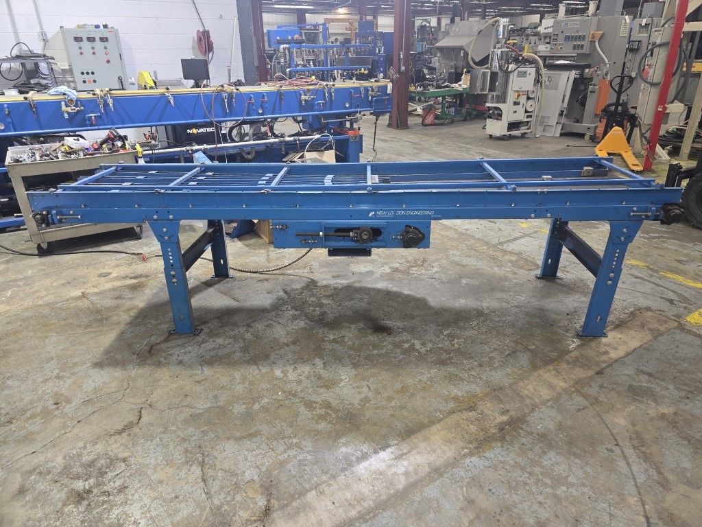 30" wide x 11.75' long, New London #200-30-120, horizontal conveyor, 230/460 V., .33 HP Baldor motor, 2017 - Image 2