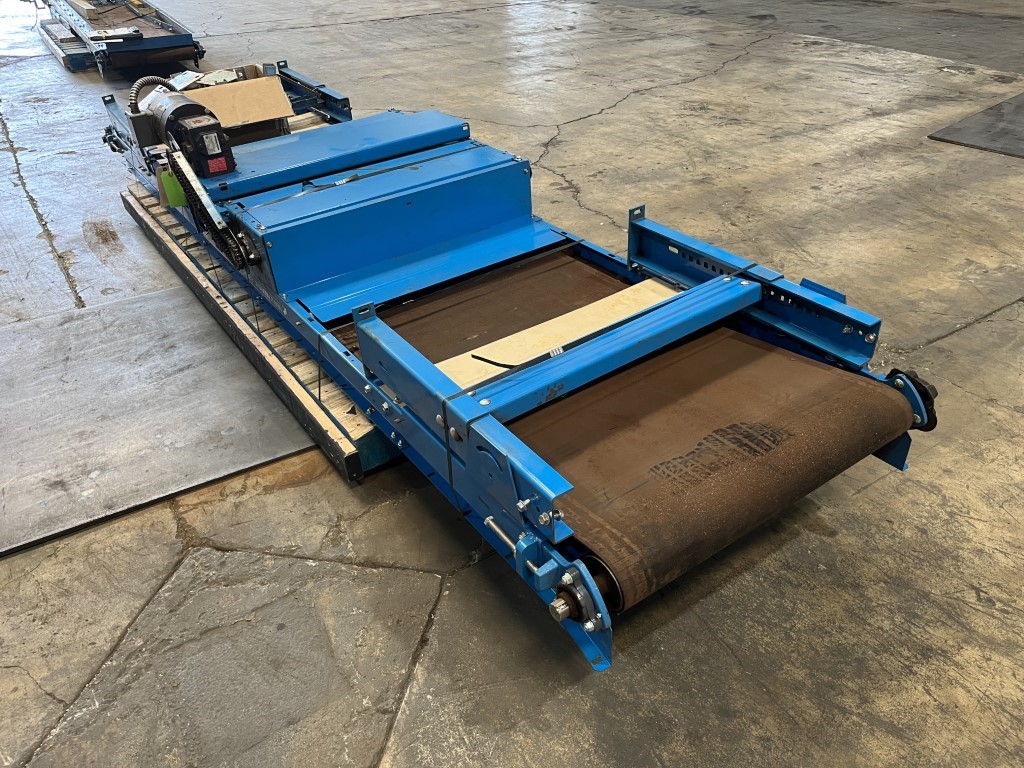 30" wide x 11.75' long, New London #200-30-120, horizontal conveyor, 230/460 V., .33 HP Baldor motor, 2017 - Image 7