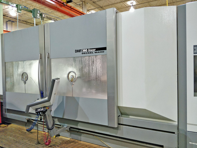 DMG, Mori Deckel Maho #DMF-360-linear, 120 automatic tool changer, 141.7" X, 36.2" Y, 32 Z.18k RPM, 2007 - Image 1