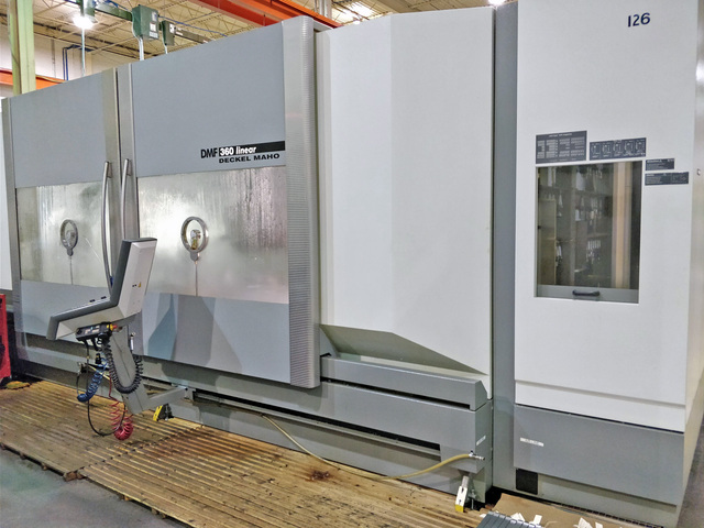 DMG, Mori Deckel Maho #DMF-360-linear, 120 automatic tool changer, 141.7" X, 36.2" Y, 32 Z.18k RPM, 2007 - Image 2