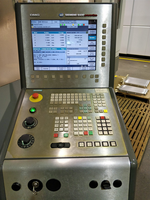DMG, Mori Deckel Maho #DMF-360-linear, 120 automatic tool changer, 141.7" X, 36.2" Y, 32 Z.18k RPM, 2007 - Image 3