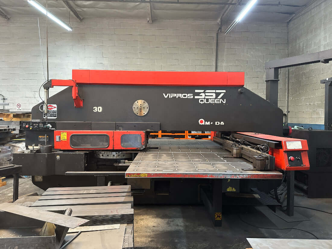 33 Ton, Amada #Vipros-357-Queen, CNC turret punch, 50" x 144" sheet, 58 station, 2 automatic index, 1997 - Image 1