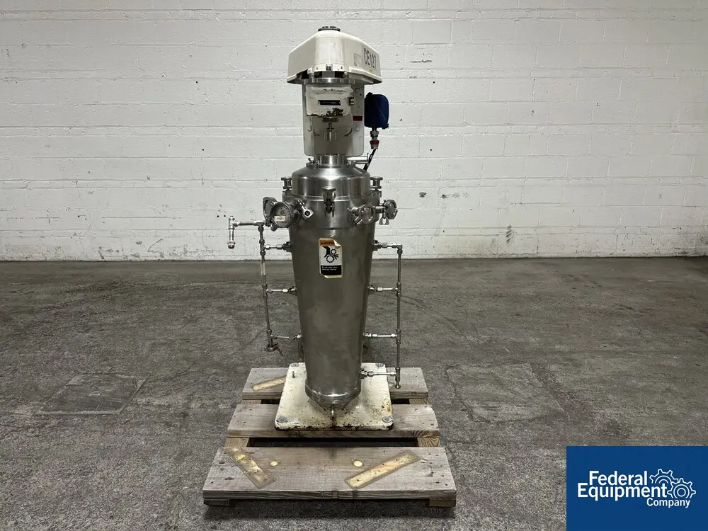 Sharples #AS16VB, Vaporite Super Centrifuge, Stainless Steel, 17000 RPM, 22 psig @ 255 F, 1.1 SG - Image 1