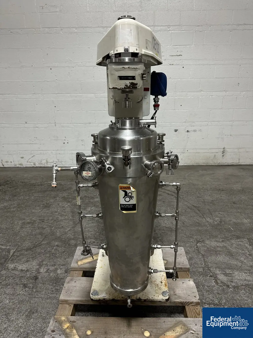 Sharples #AS16VB, Vaporite Super Centrifuge, Stainless Steel, 17000 RPM, 22 psig @ 255 F, 1.1 SG - Image 3