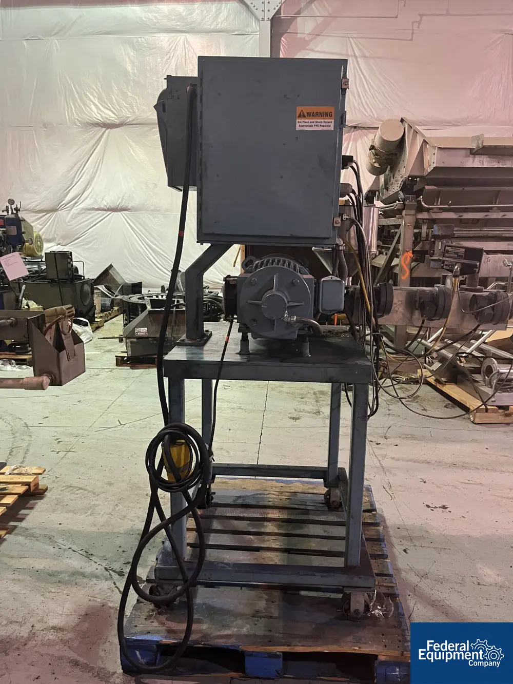 1.25" Killion, Single Screw Extruder, 24:1 L/D, 3 Barrel zones, 5 HP, 180 V, w/ Bath - Image 5