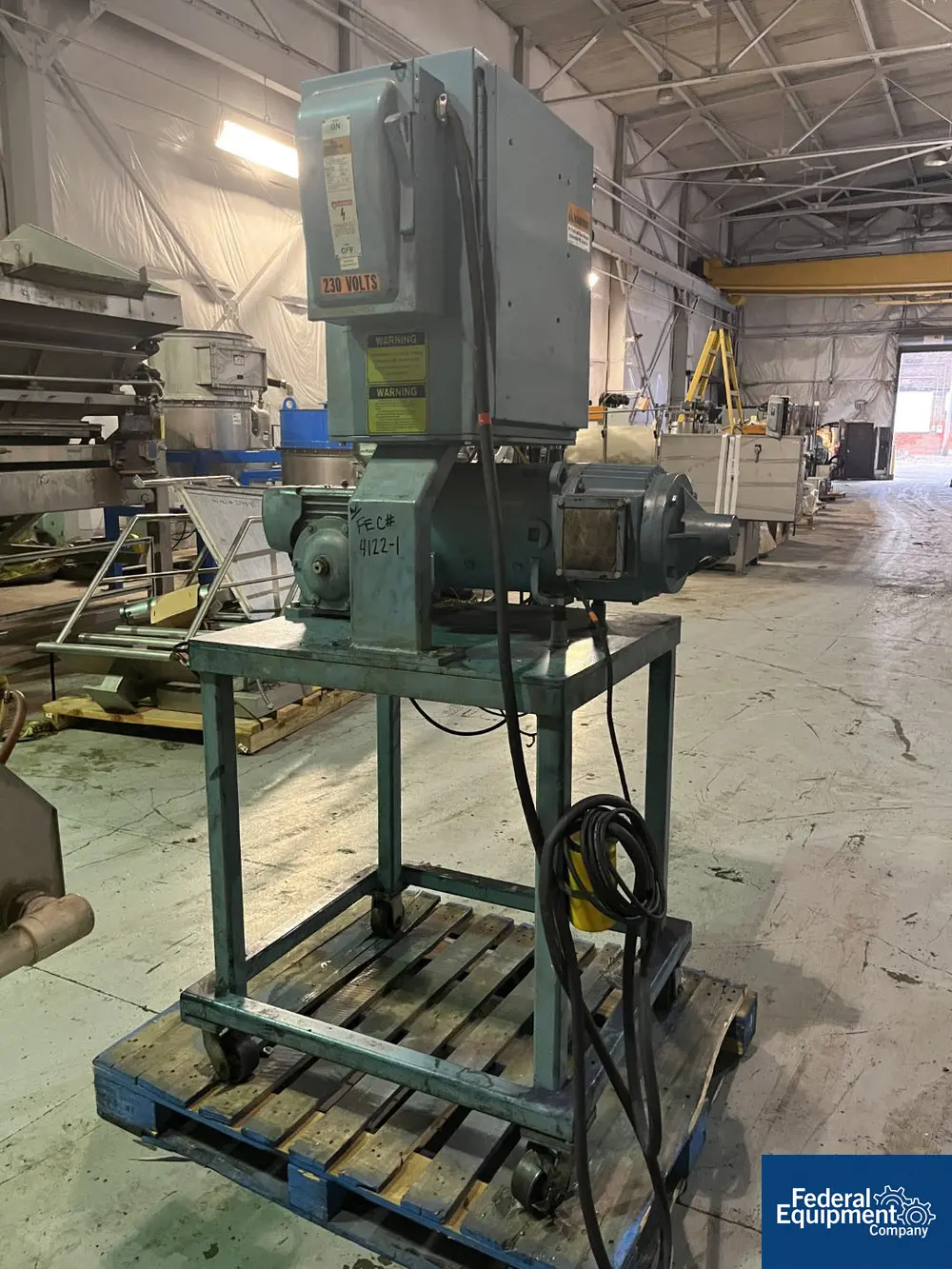 1.25" Killion, Single Screw Extruder, 24:1 L/D, 3 Barrel zones, 5 HP, 180 V, w/ Bath - Image 6