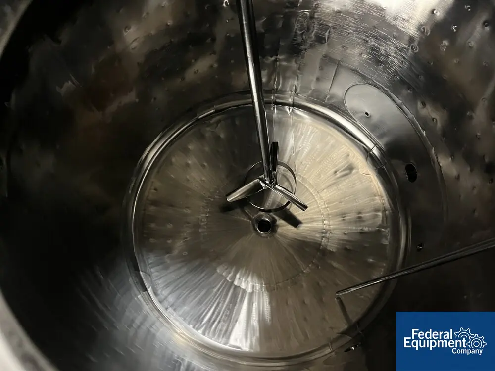 Precision, Stainless Reactor, 316L Stainless Steel, 400 Liter, 45 psi internal, 90 psi jacket, 338 F, 0.30 - Image 6