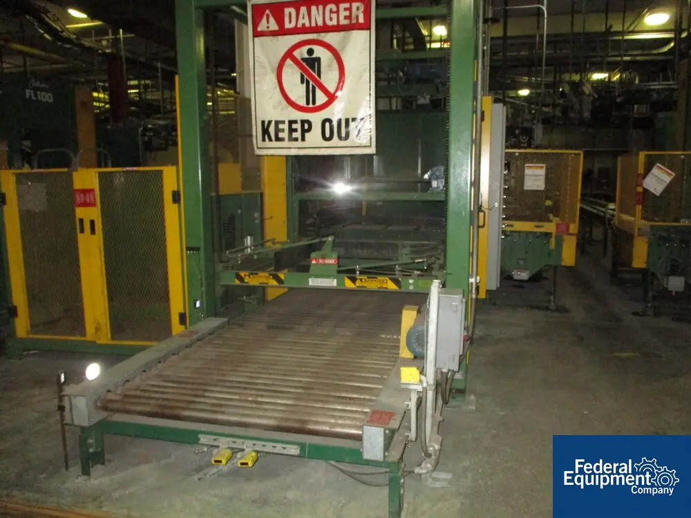 Columbia #FL100-RR-TT, Palletizer, 8' pallet magazine (2 available) - Image 4