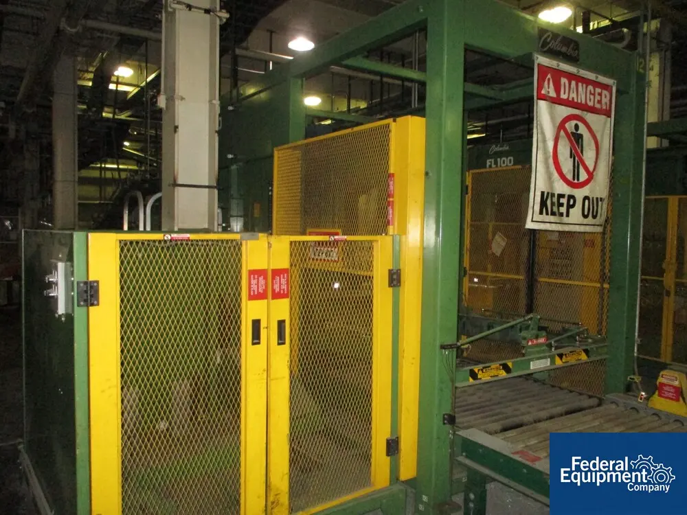 Columbia #FL100-RR-TT, Palletizer, 8' pallet magazine (2 available) - Image 5