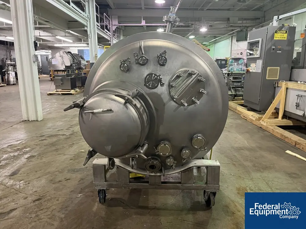 264.2 gallon Precision Reactor, 316L Stainless Steel, 42" diameter x 42" straight side, 51 psi internal, 160 - Image 3