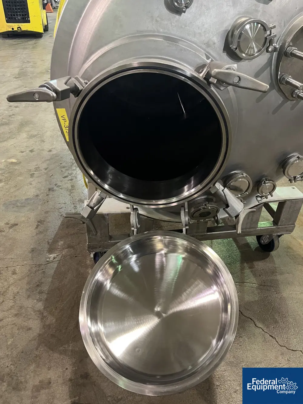 264.2 gallon Precision Reactor, 316L Stainless Steel, 42" diameter x 42" straight side, 51 psi internal, 160 - Image 7